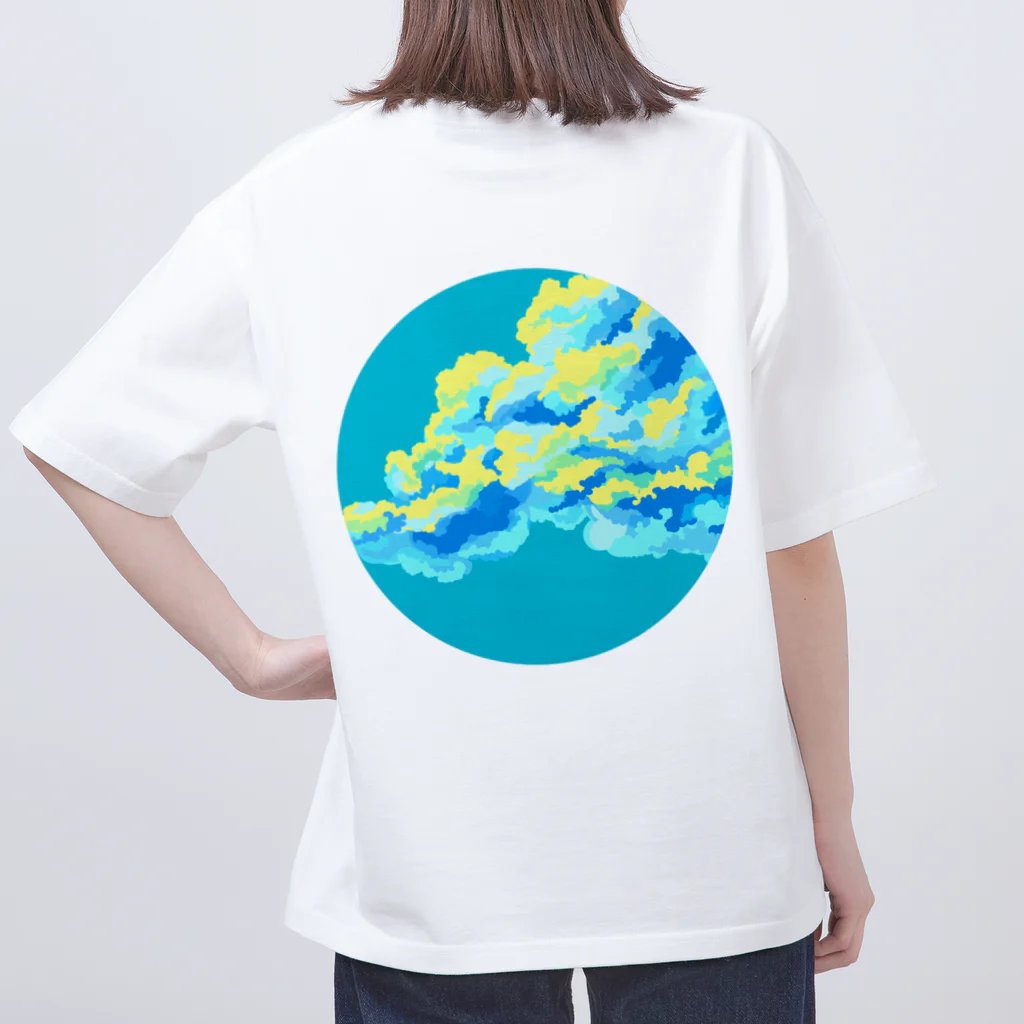 すずめの青い雲 Oversized T-Shirt