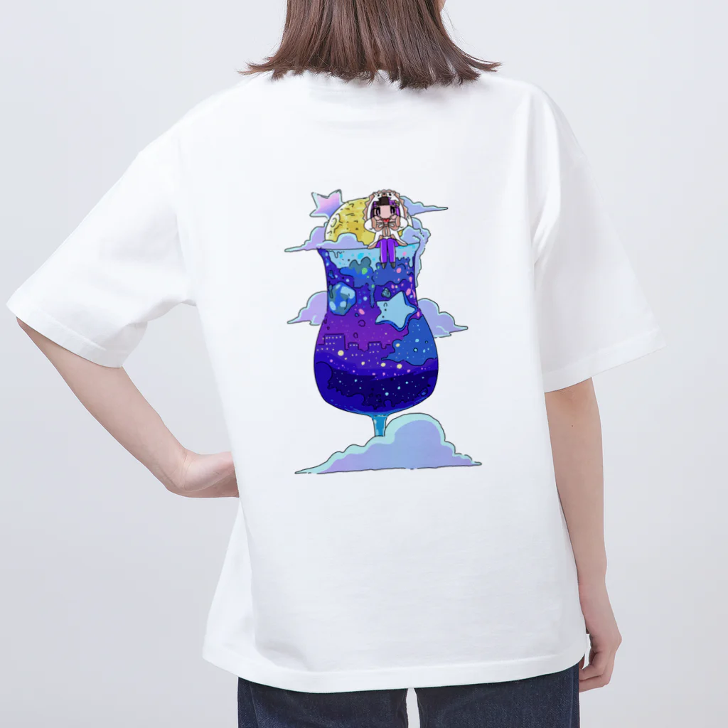 ねむるの夜空ソーダとにひひNEMURUちゃん オーバーサイズTシャツ