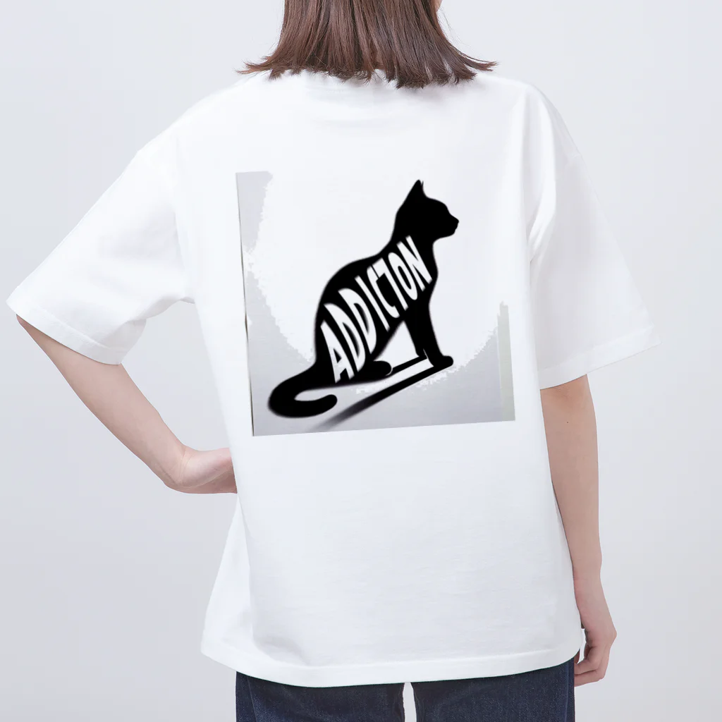 ADDICTIONのCat Addiction 79 オーバーサイズTシャツ