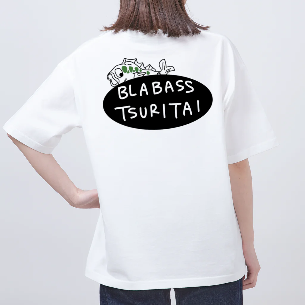 comaoのブラックバス　ブラバスつりたい！！ Oversized T-Shirt