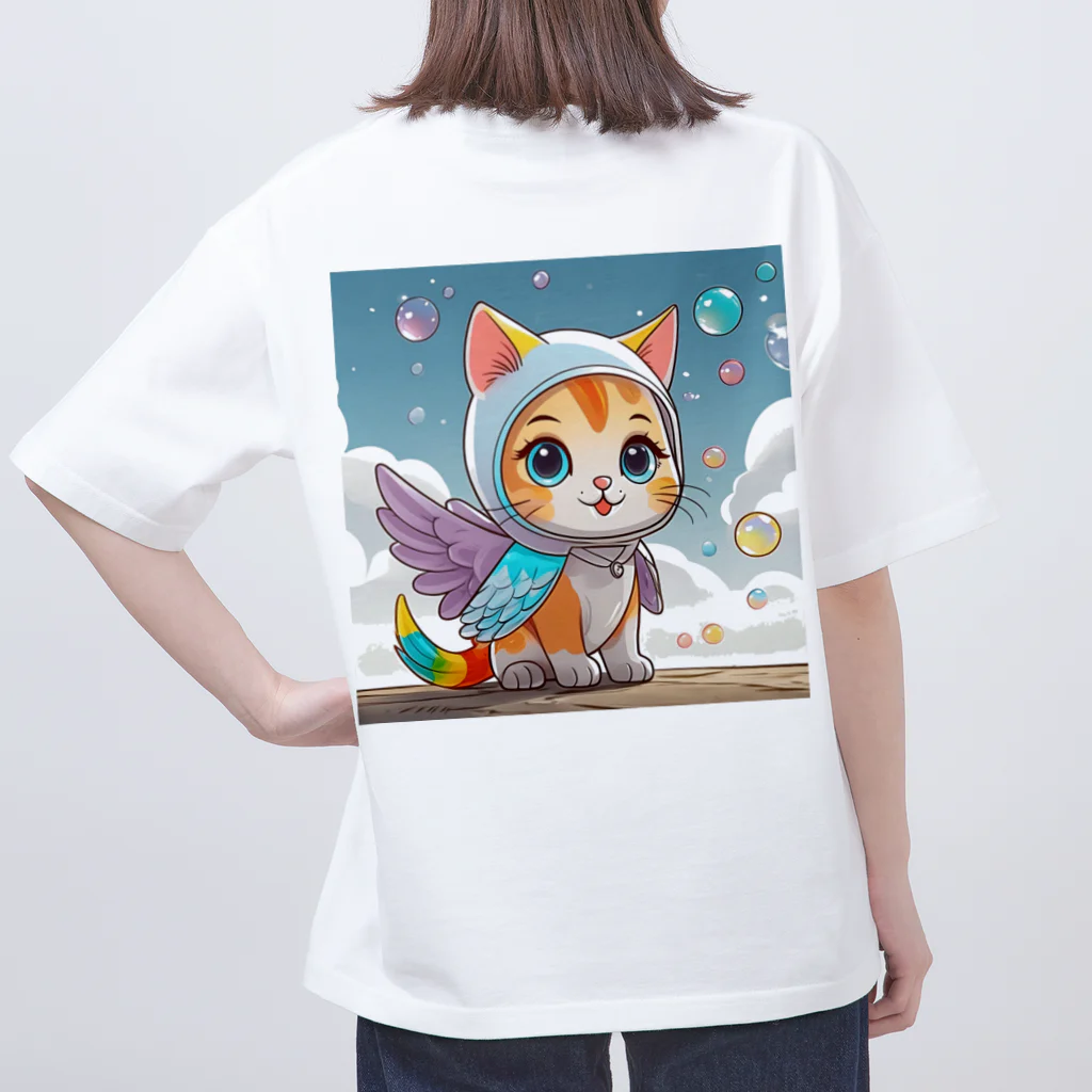 癒しの部屋🐾໒꒱の着ぐるみCat✧˖* オーバーサイズTシャツ