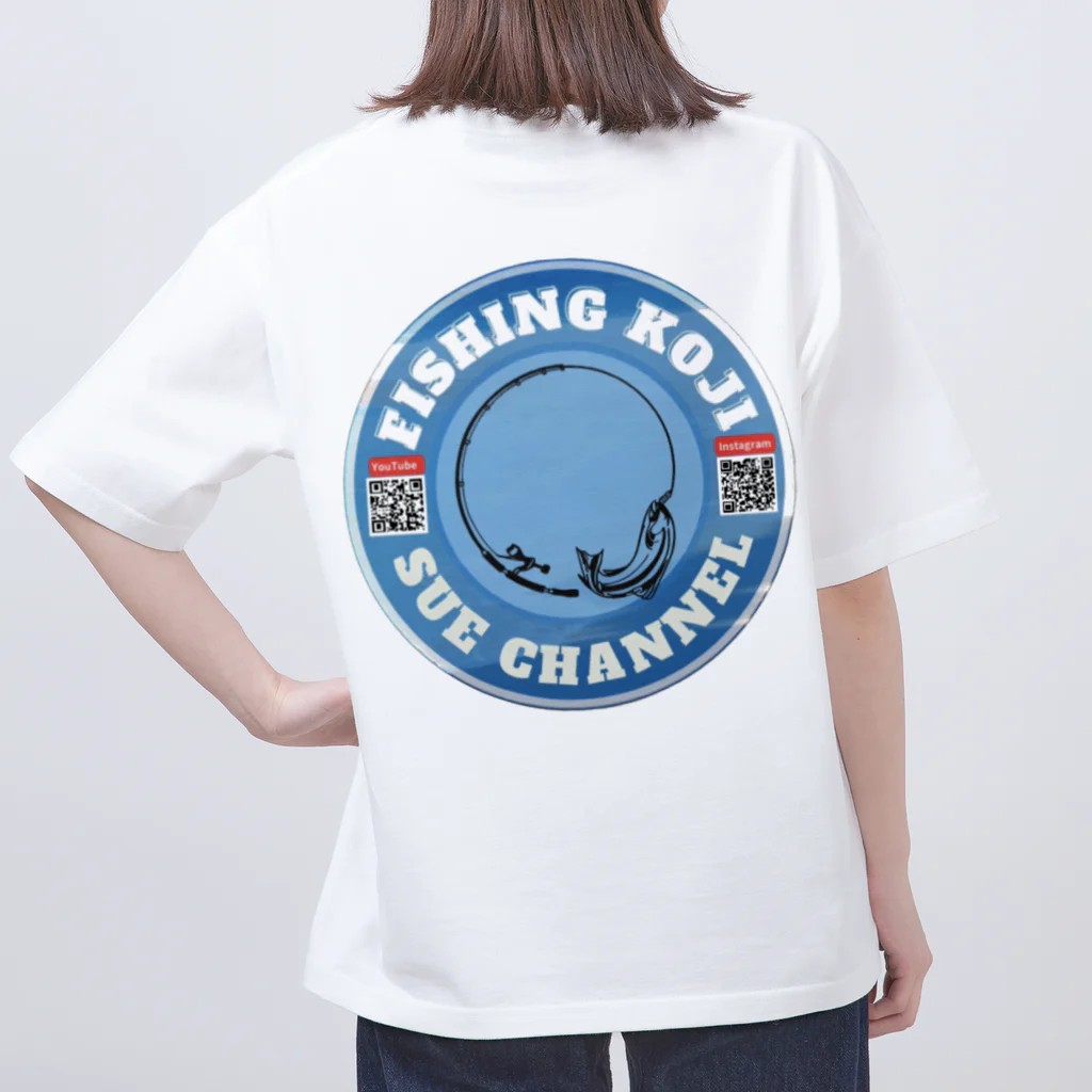 すえch公式ショップの釣りKojiロゴアイテム オーバーサイズTシャツ