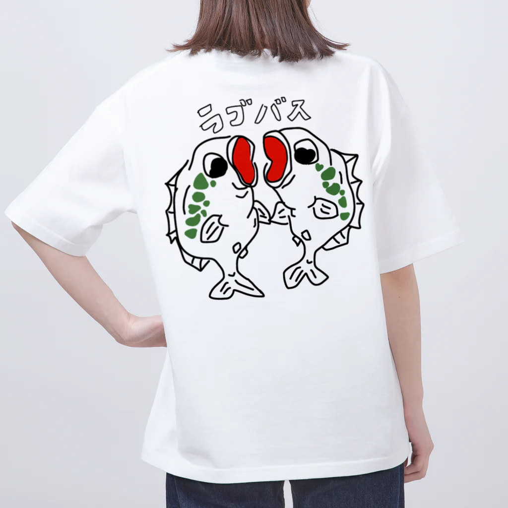 comaoのブラックバス　ラブバス Oversized T-Shirt