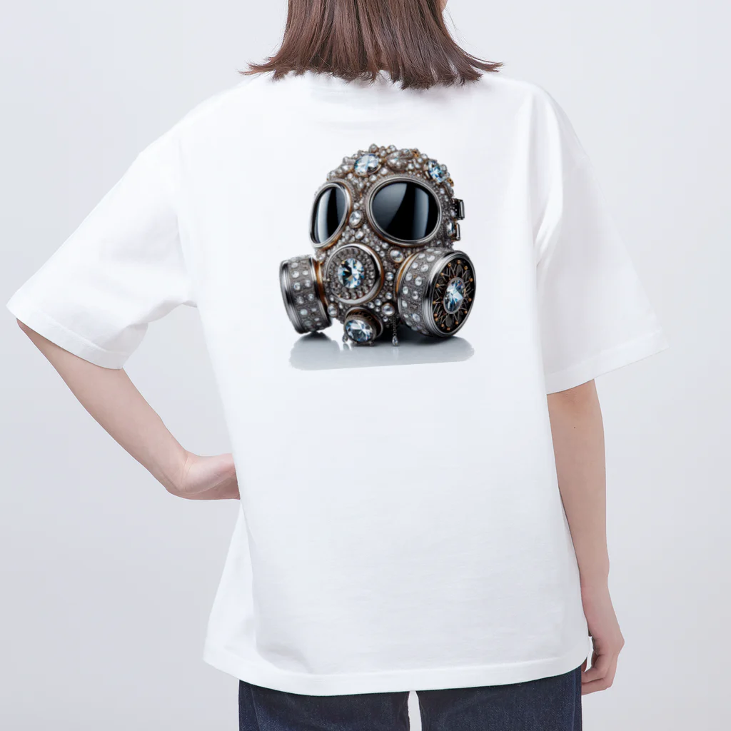 BABYLON  Channel　aiのダイヤモンドガスマスク Oversized T-Shirt