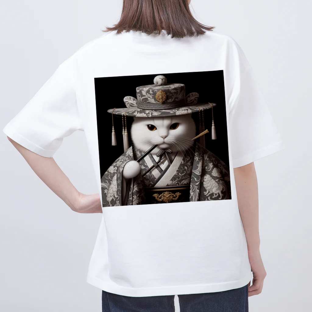 ArtVoyageの猫殿の風雅 Oversized T-Shirt