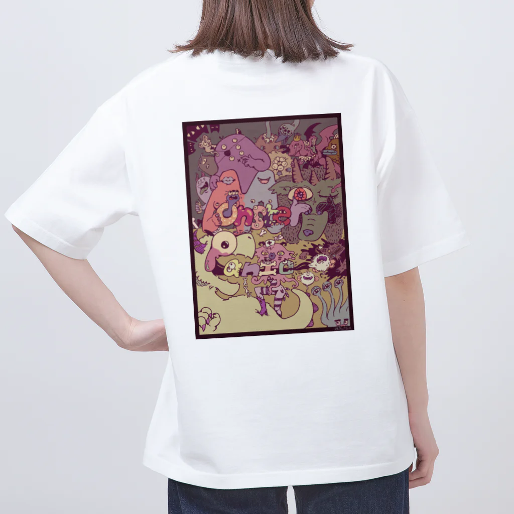 頑なにカエルのMonster Panic Oversized T-Shirt