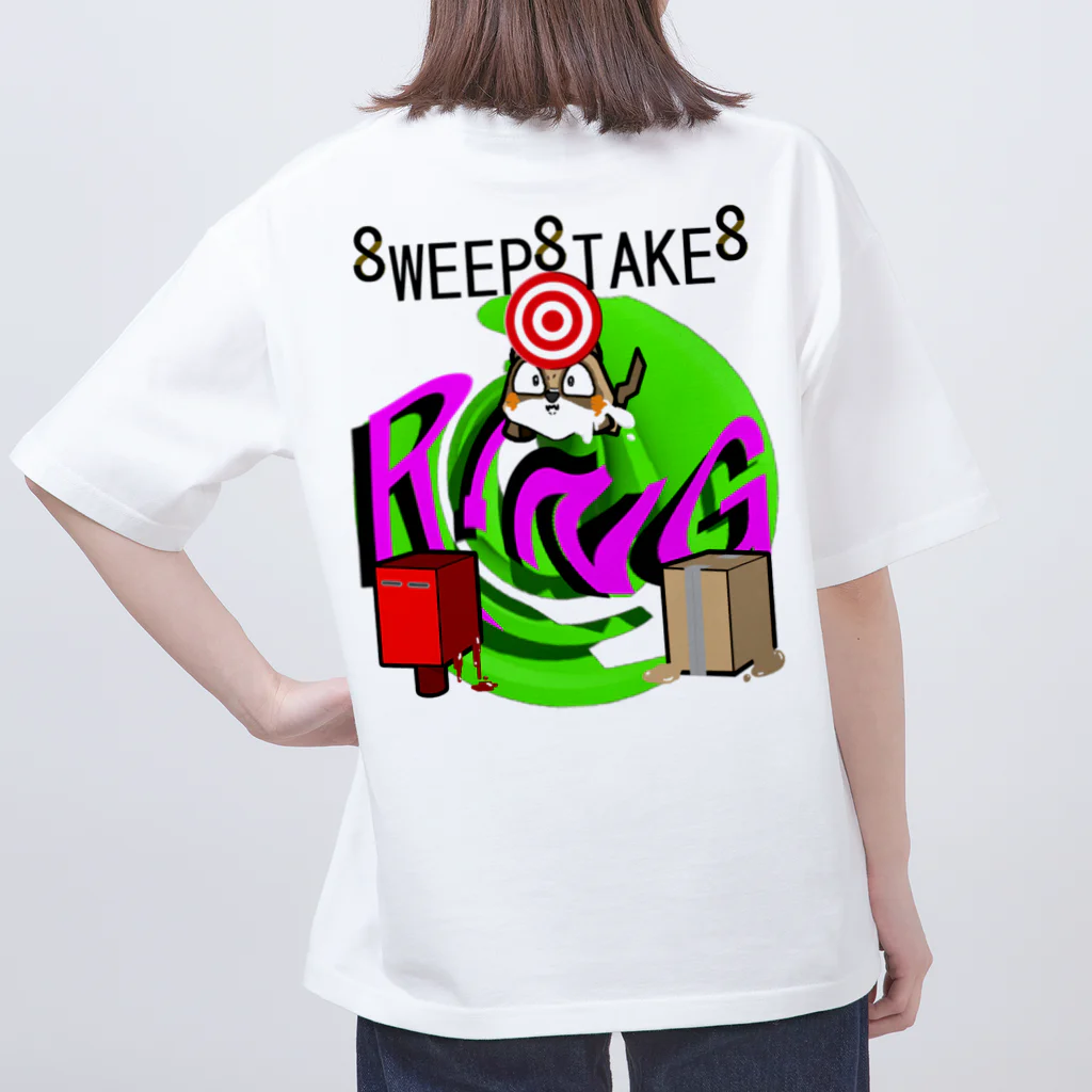 HADAKAGEKKO(WEEP＆TAKE)のWEEP＆TAKE RING Oversized T-Shirt