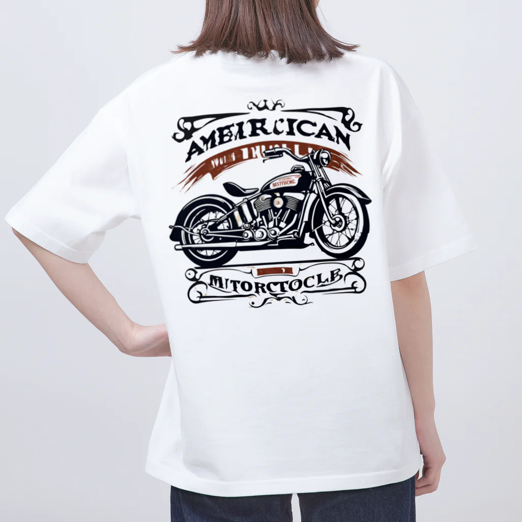 男前ショップのアメリカンビンテージバイク Oversized T-Shirt