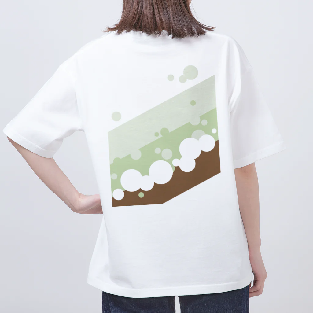 かりほの庵のBubble チョコとメロン味（アパレル） オーバーサイズTシャツ