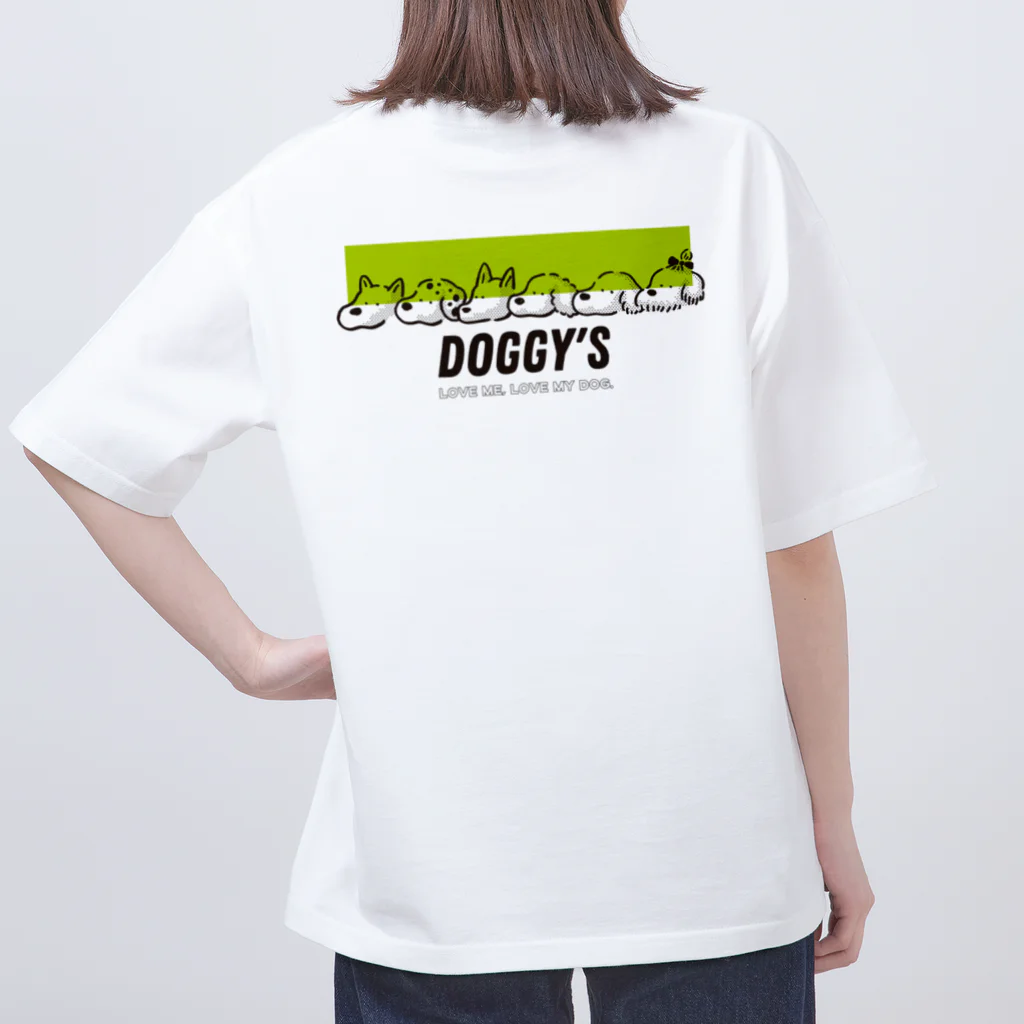 SATONOEのDOGGY'S グリーンver. オーバーサイズTシャツ