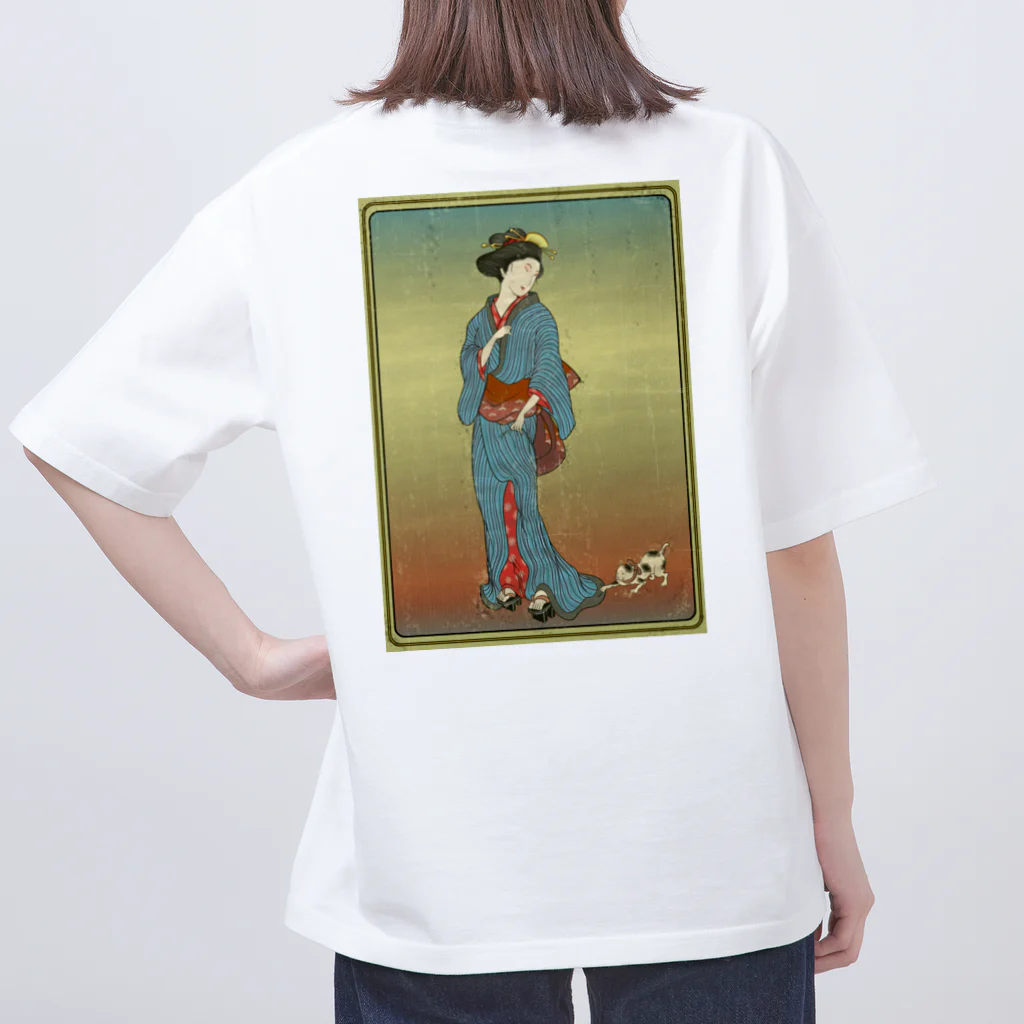 nidan-illustrationの"美人画" 1-#2 オーバーサイズTシャツ