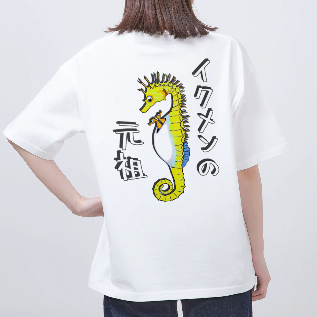 LalaHangeulのイクメンの元祖　バックプリント オーバーサイズTシャツ