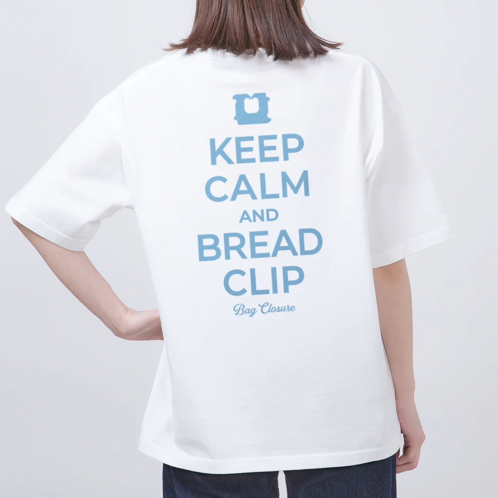 kg_shopの[★バック] KEEP CALM AND BREAD CLIP [ライトブルー] オーバーサイズTシャツ