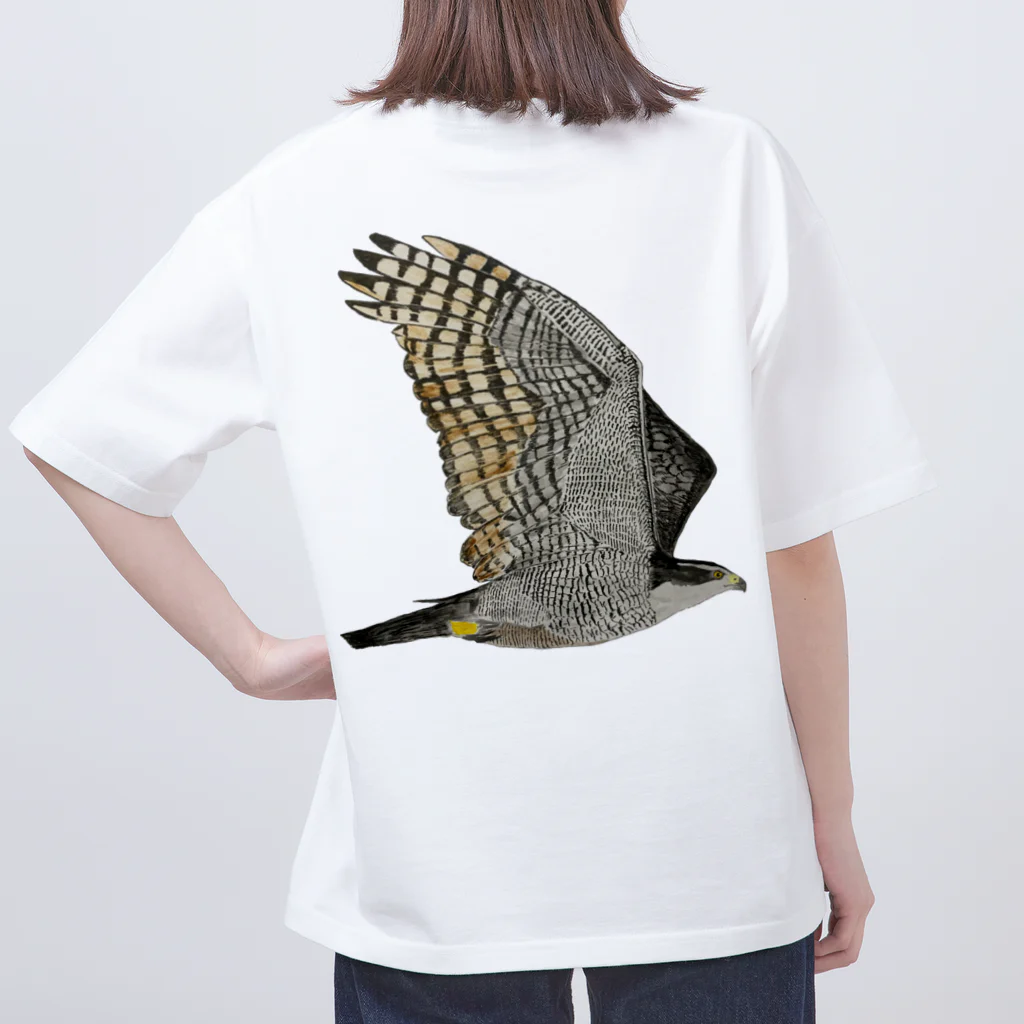 Coshi-Mild-Wildのオオタカ　飛ぶぞ🦅🪶 オーバーサイズTシャツ