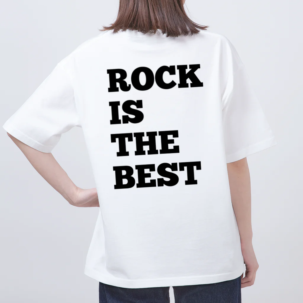 L&RのL&R  LIVE and ROCK  ROCK IS THE BEST 表裏デザイン オーバーサイズTシャツ