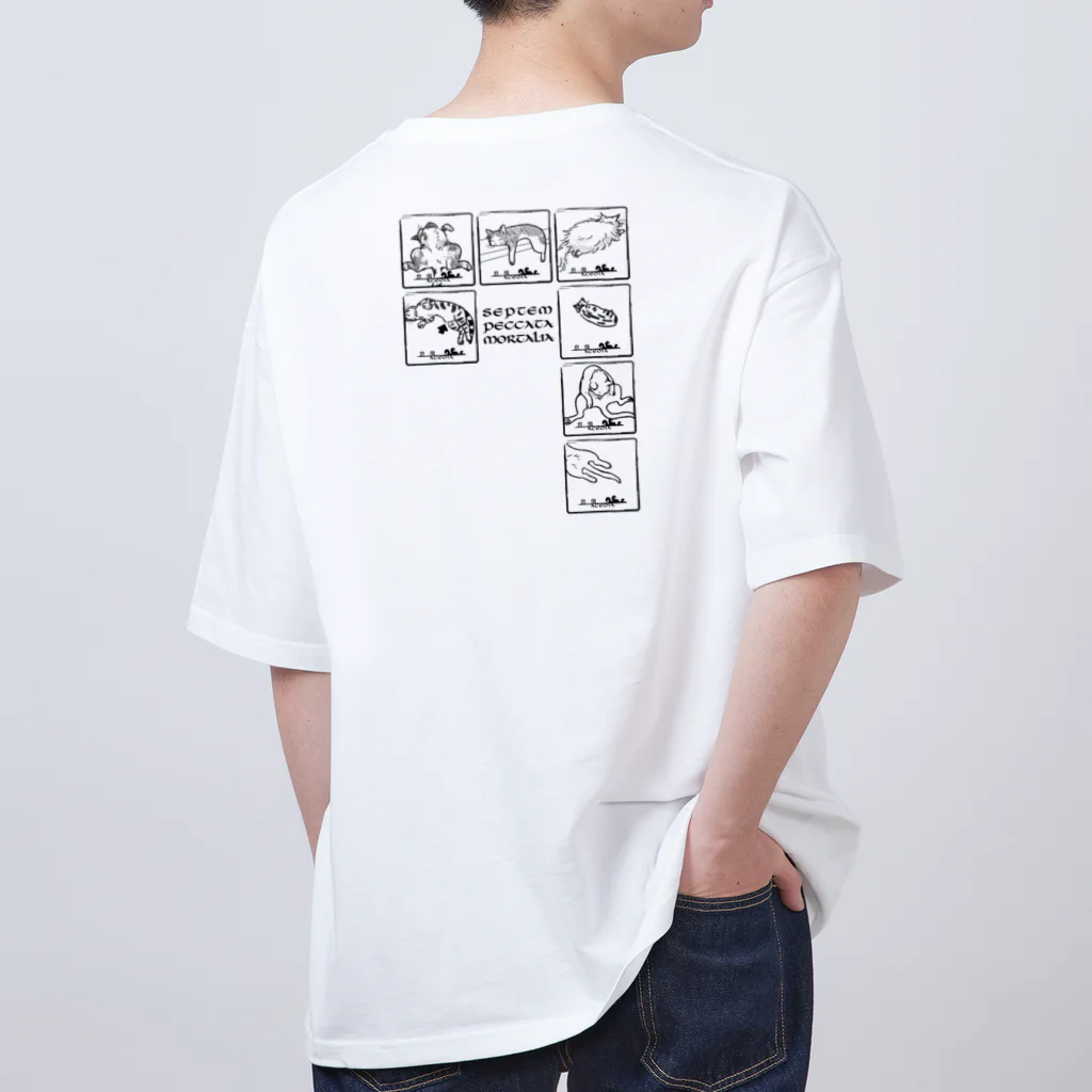 焦豆堂の七つの大罪（猫） Oversized T-Shirt