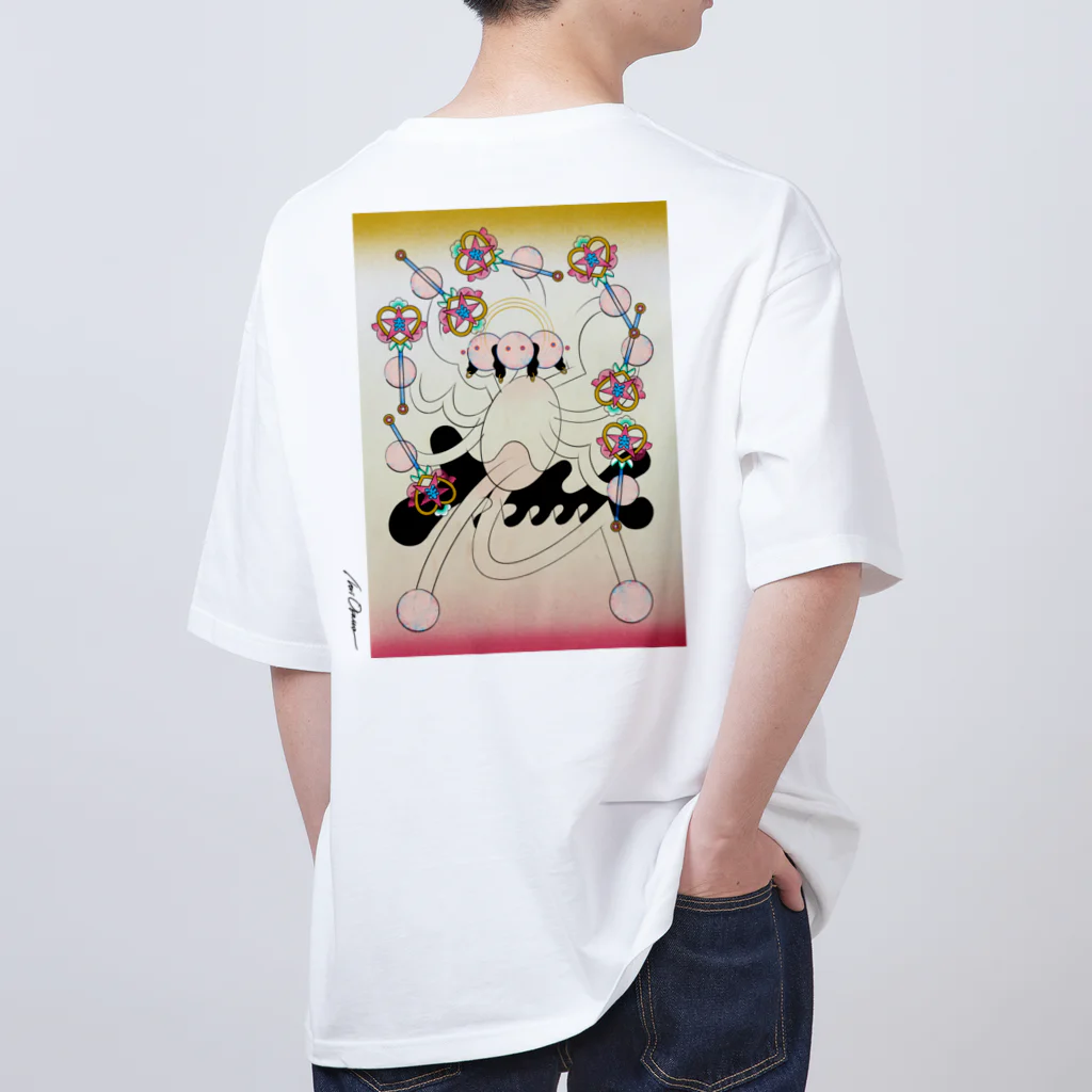 NORI OKAWAの現代ジャパン魔法ステッキ阿修羅 Oversized T-Shirt