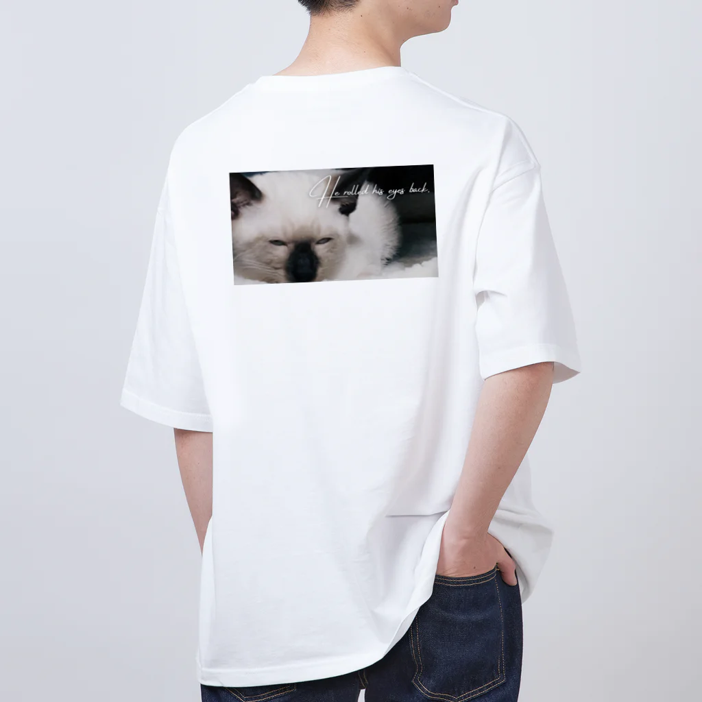 Burnt NEKOCHANのAngry kitten Oversized T-Shirt