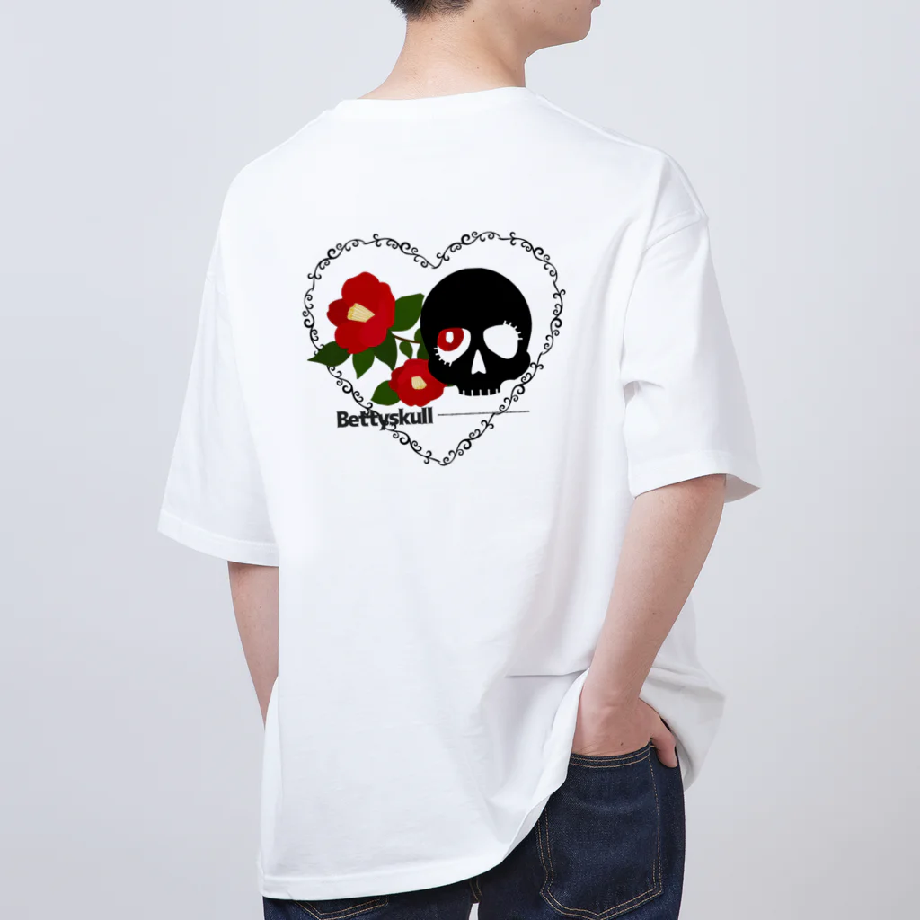 yuki-tsubakiのBetty skull 恋椿 オーバーサイズTシャツ