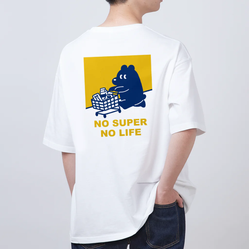 トマトマーケットのNO SUPER,NO LIFE(イエロー) オーバーサイズTシャツ