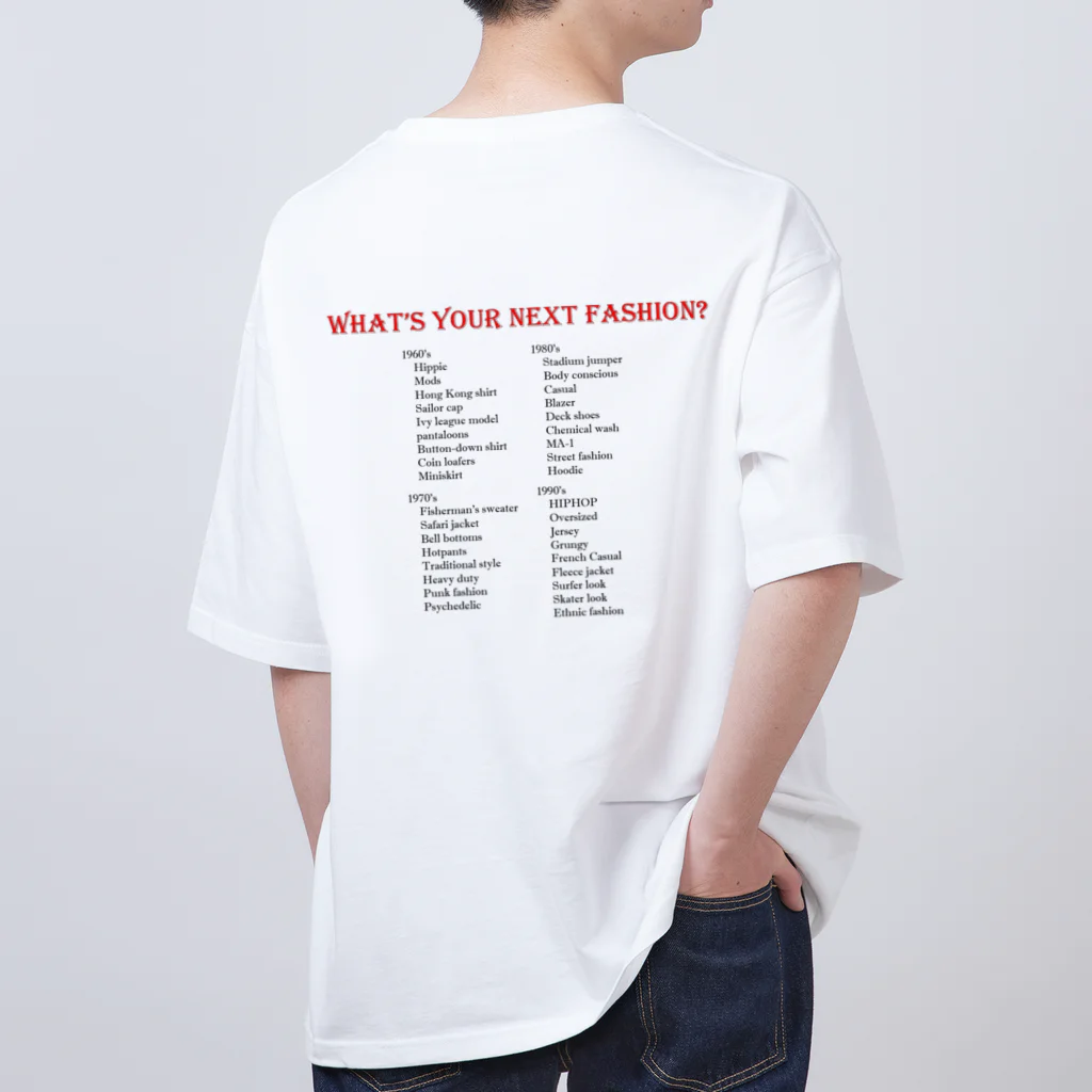 さとう産のNo Fashion No Life Oversized T-Shirt