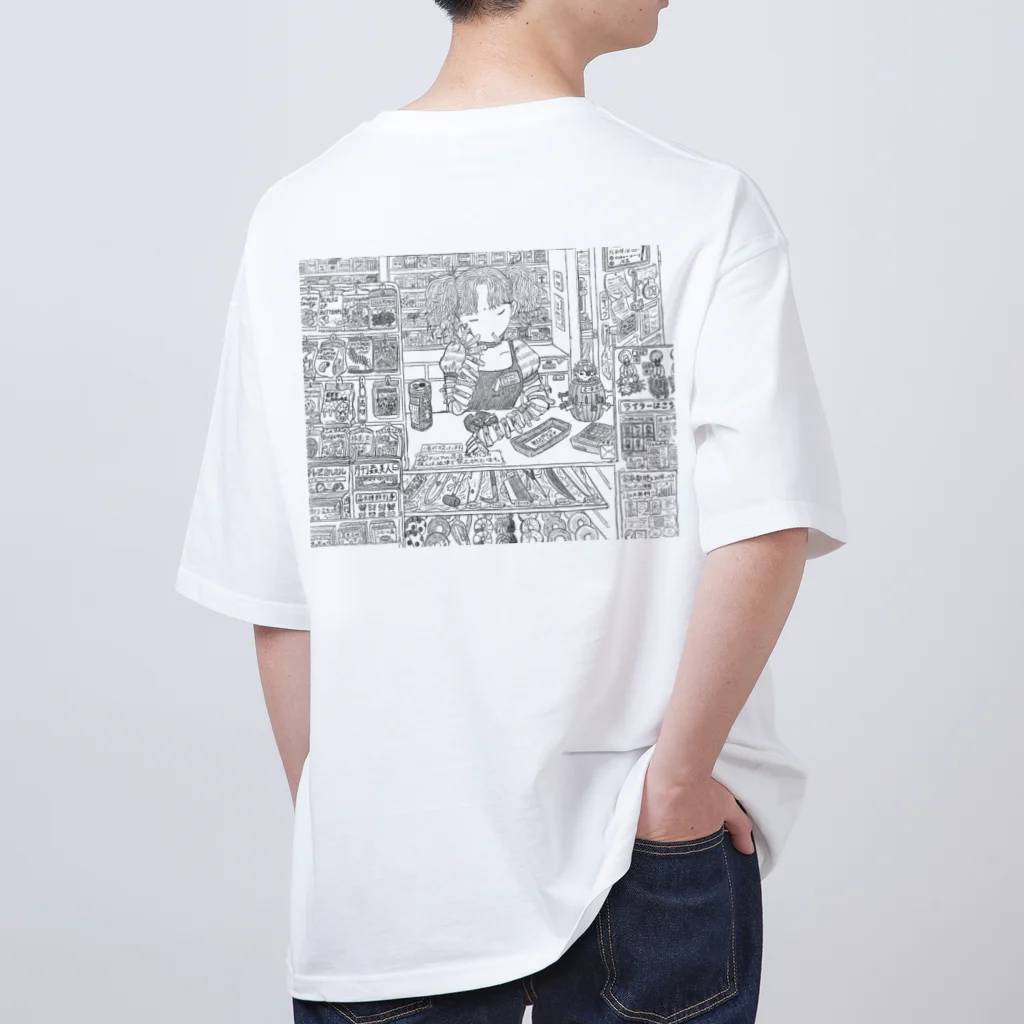 24時間シエスタのコンビニ Oversized T-Shirt