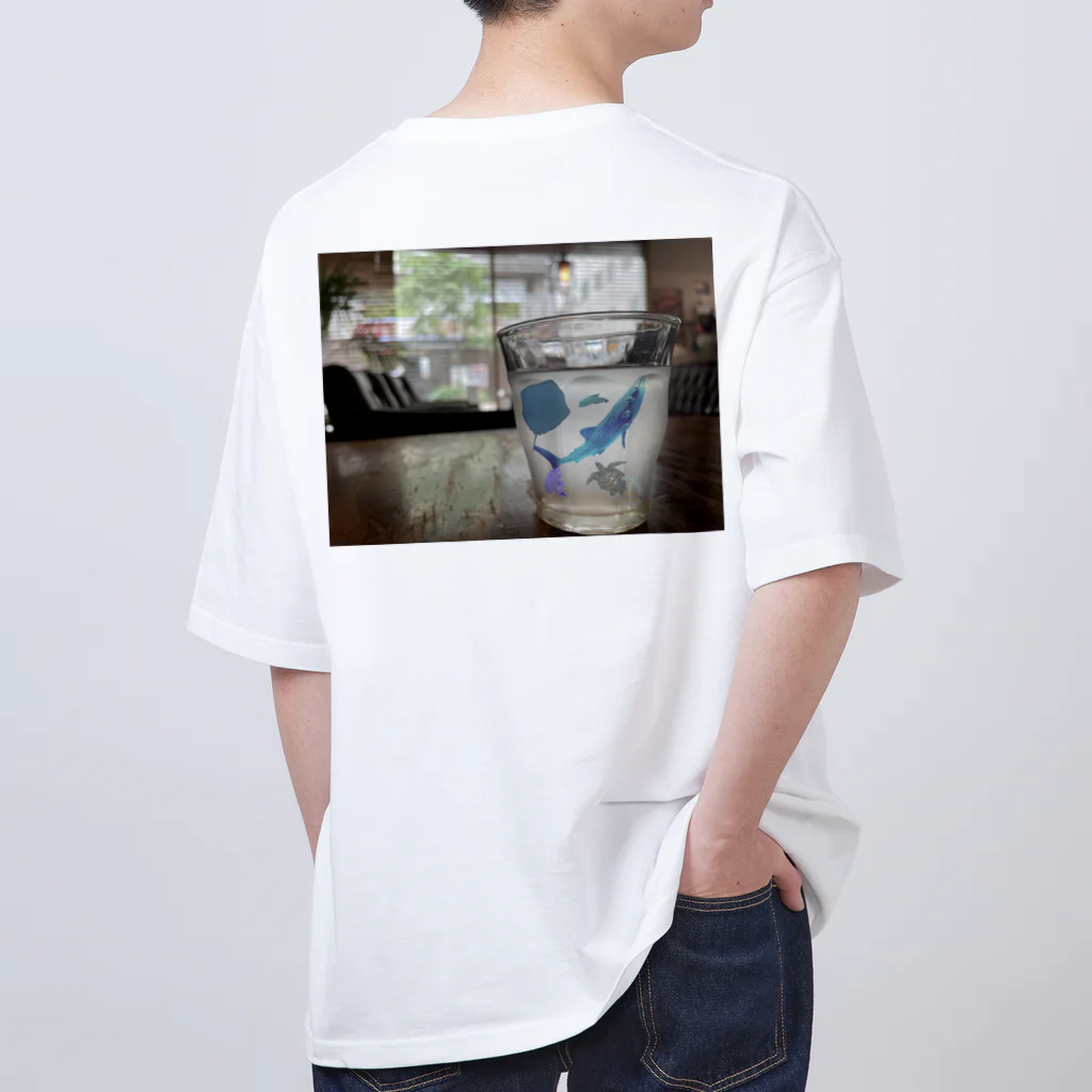 Shuszloの沖縄の海 オーバーサイズTシャツ