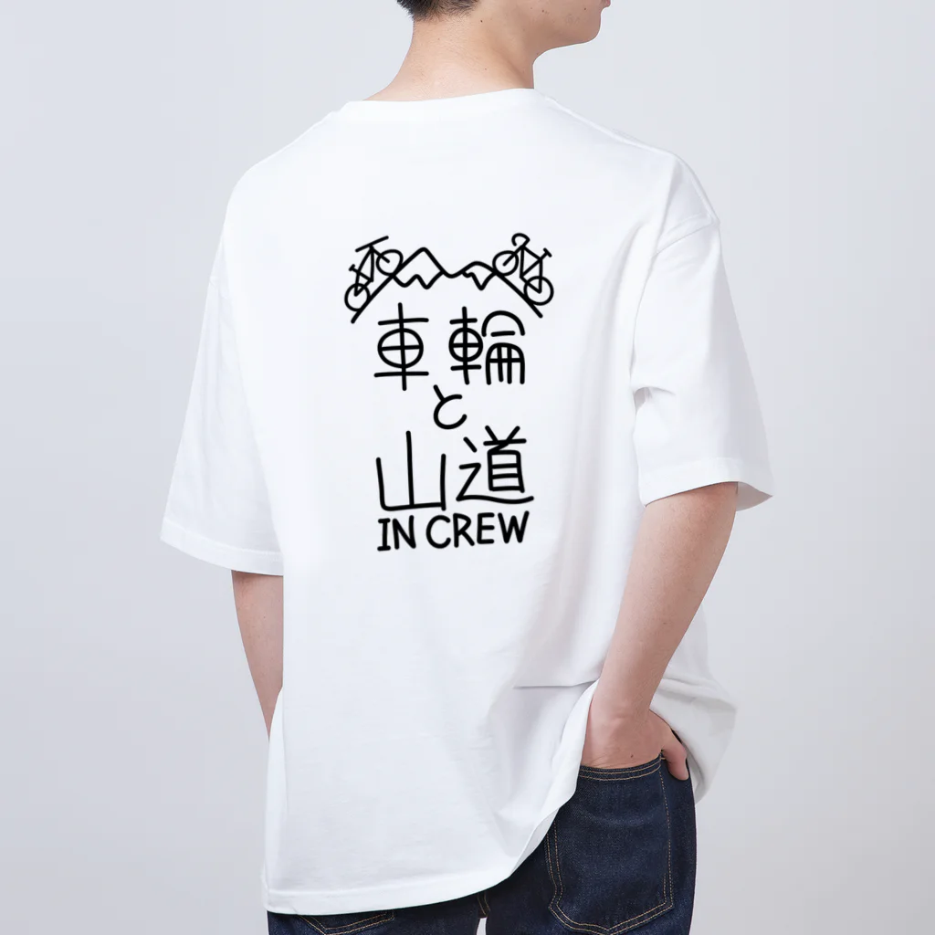 in_crewの車輪と山道 〜increw〜 Oversized T-Shirt