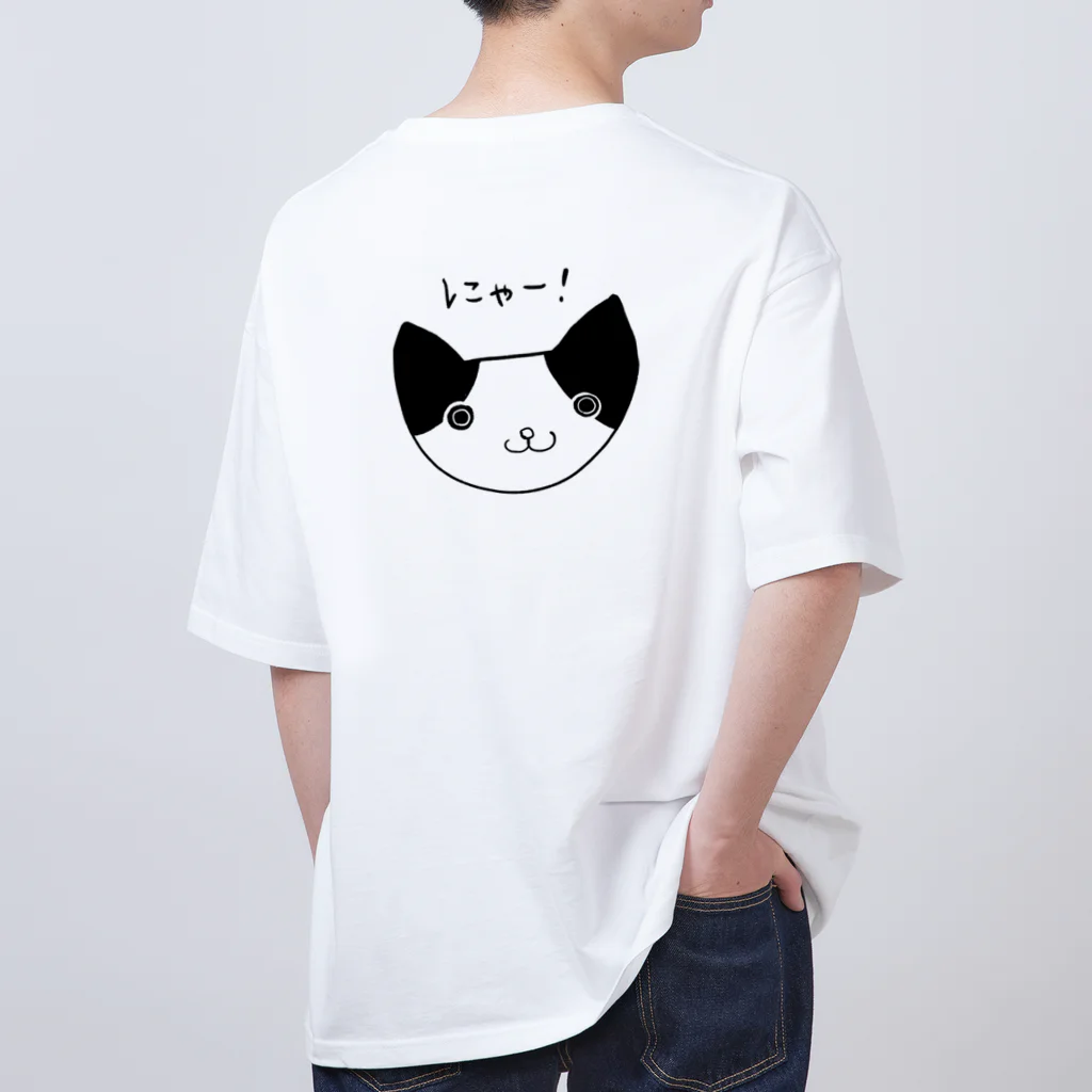 猫とカメラとおかっぱちゃんの猫がいないと生きていけない(日本語ver.) Oversized T-Shirt