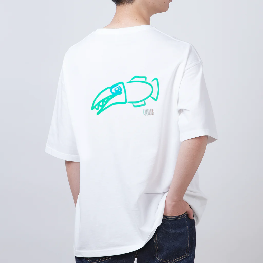 UUUBのサウンドフィッシュオーバーサイズT Oversized T-Shirt