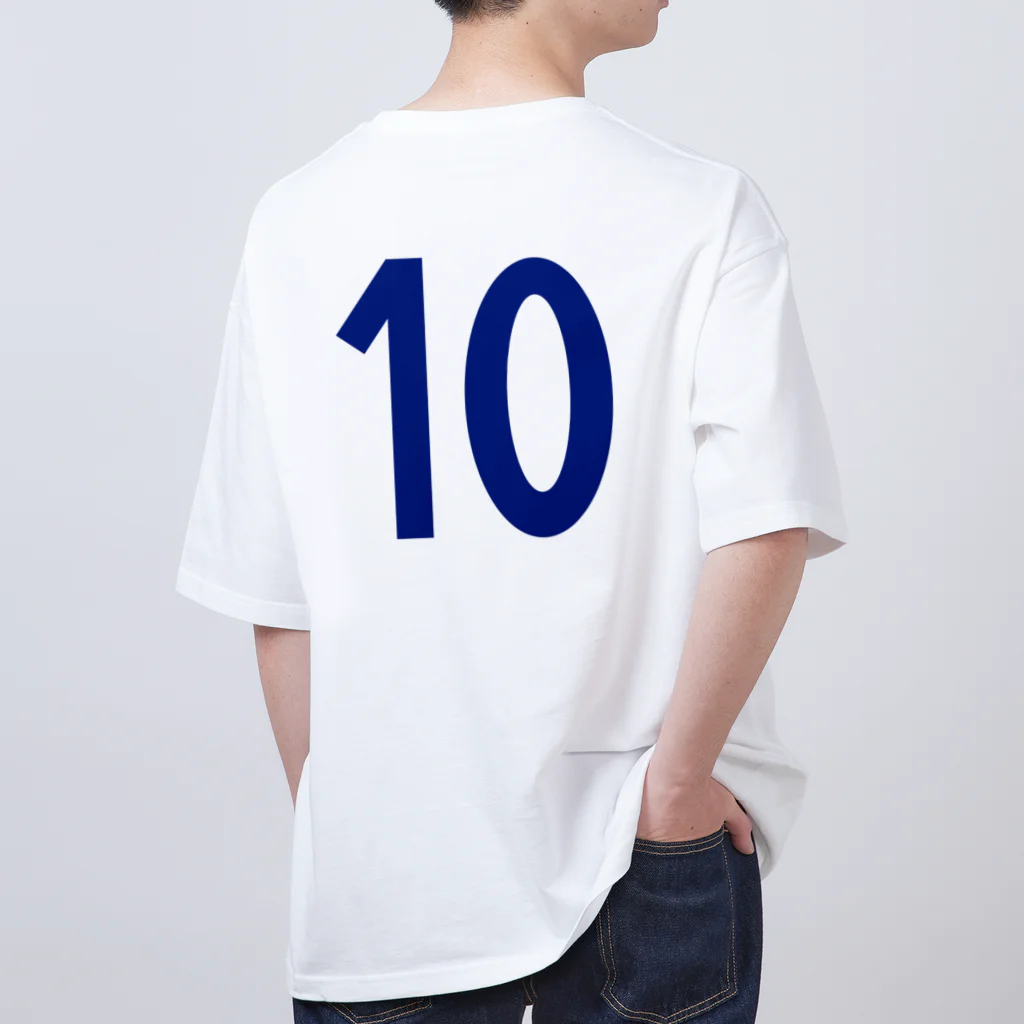 サッカー少年のユニフォーム風Tシャツ Oversized T-Shirt