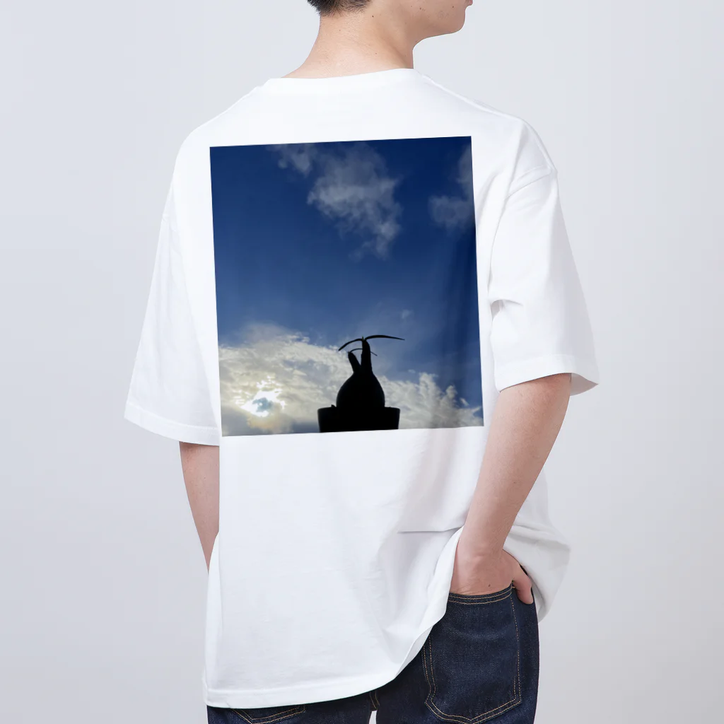 knpgの朝日とグラキリス オーバーサイズTシャツ