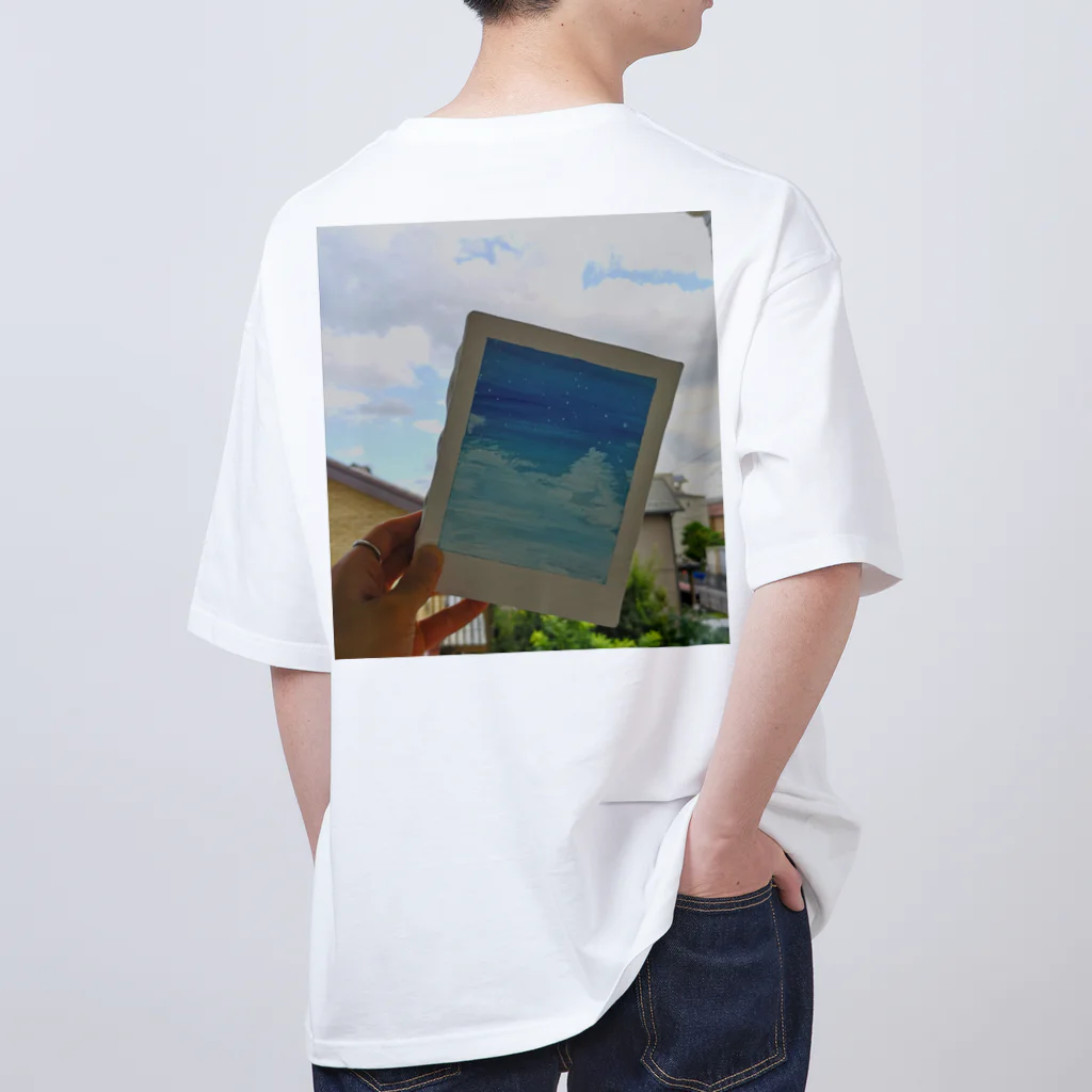 キャンバスアート_ショップの蒼空と青空 Oversized T-Shirt