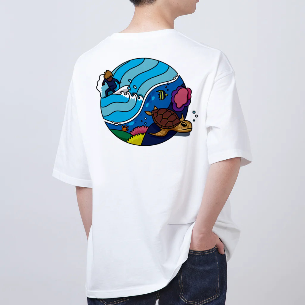 8anna storeのサーフandタートル！ オーバーサイズTシャツ