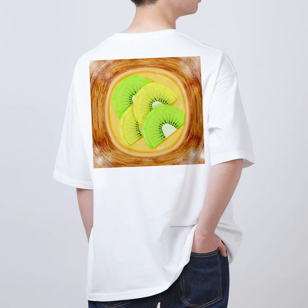 お菓子な魔道具店のイチゴとキウイのデニッシュ Oversized T-Shirt