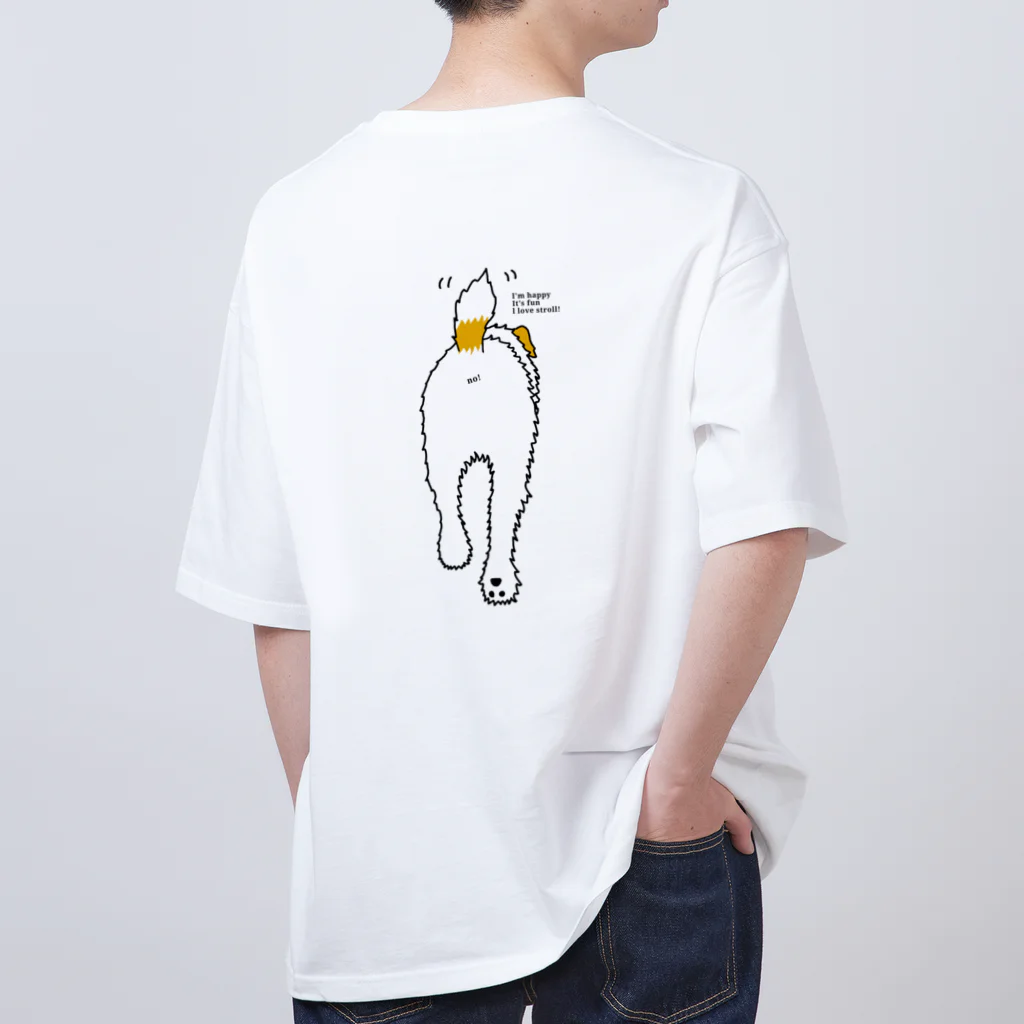 しっぽとたけさんのおさんぽ中 Oversized T-Shirt