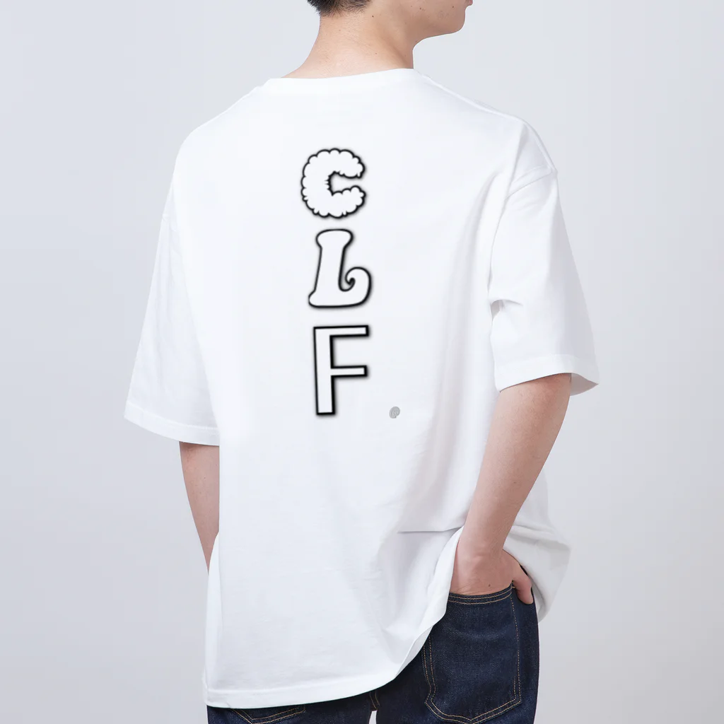 clothes last forever の『CLF』new,ver. オーバーサイズTシャツ