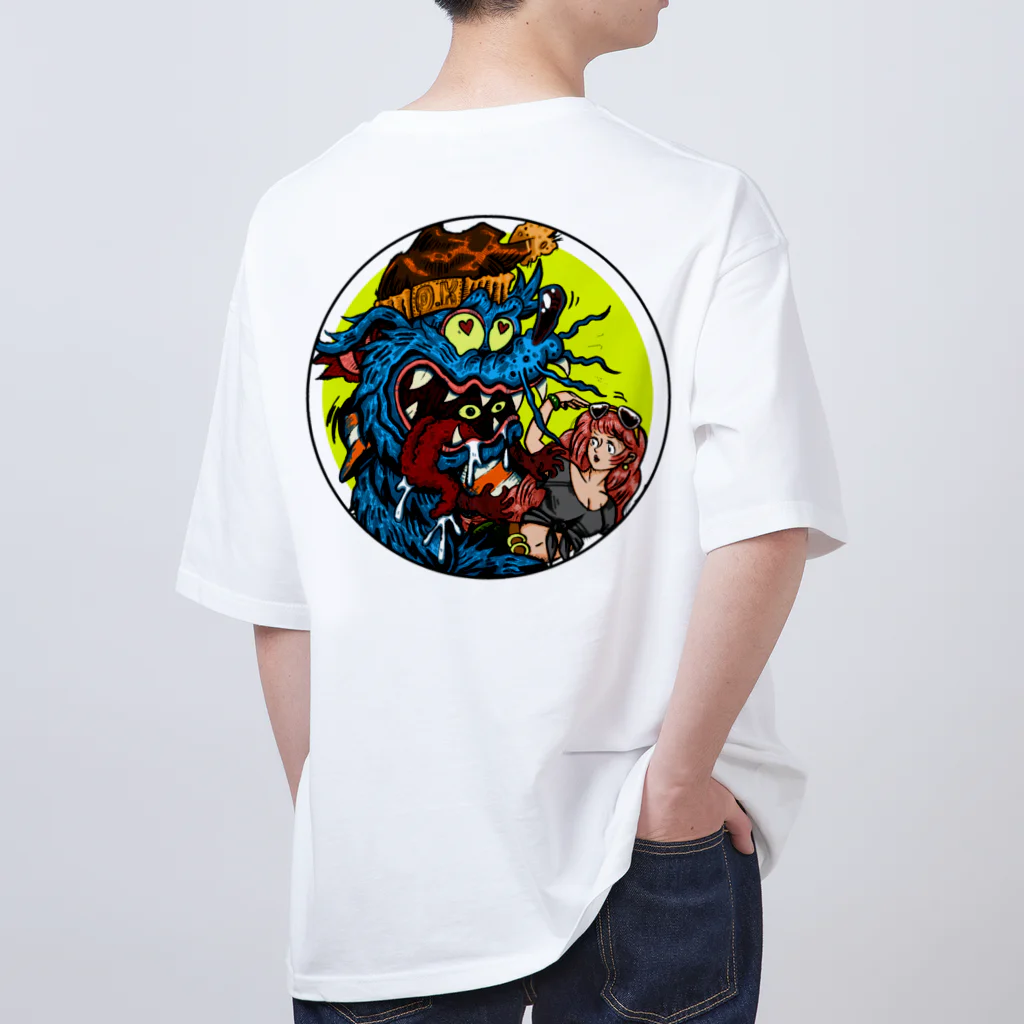 oimopのオオカミくん オーバーサイズTシャツ