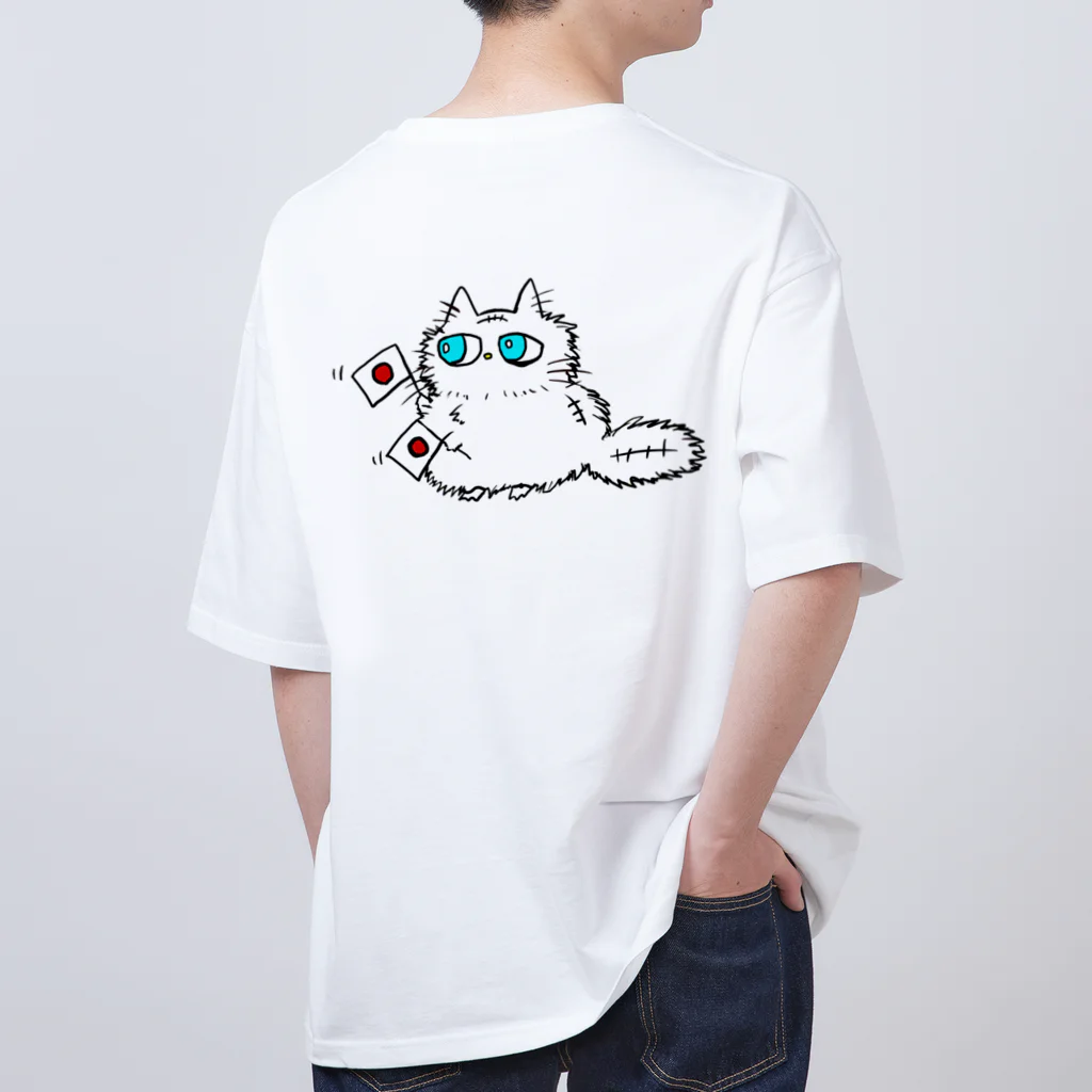 sanifuwa's market-さにふわず まーけっと-のふぁいとぉ ぼふふver オーバーサイズTシャツ