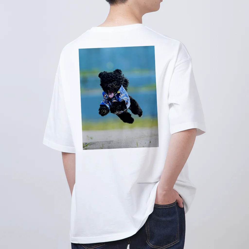 TSUMUGIのあれこれのすっ飛ぶTSUMUGI背景有Ver. Oversized T-Shirt