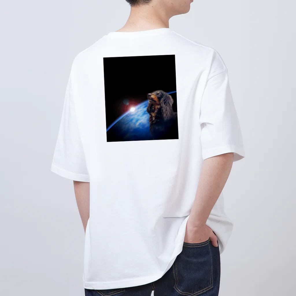 dog_sudaの宇宙ムサシ オーバーサイズTシャツ