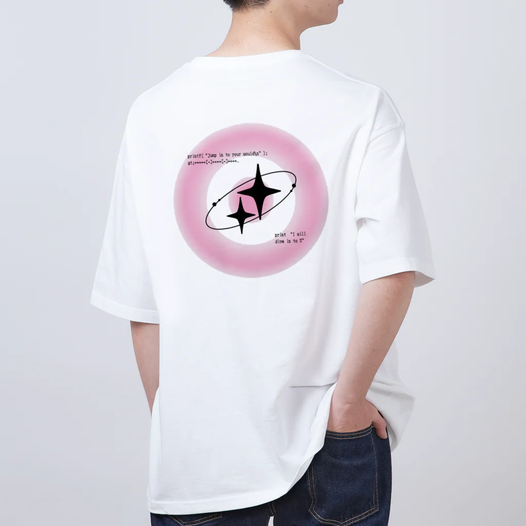 watashi no mooohuのdream オーバーサイズTシャツ