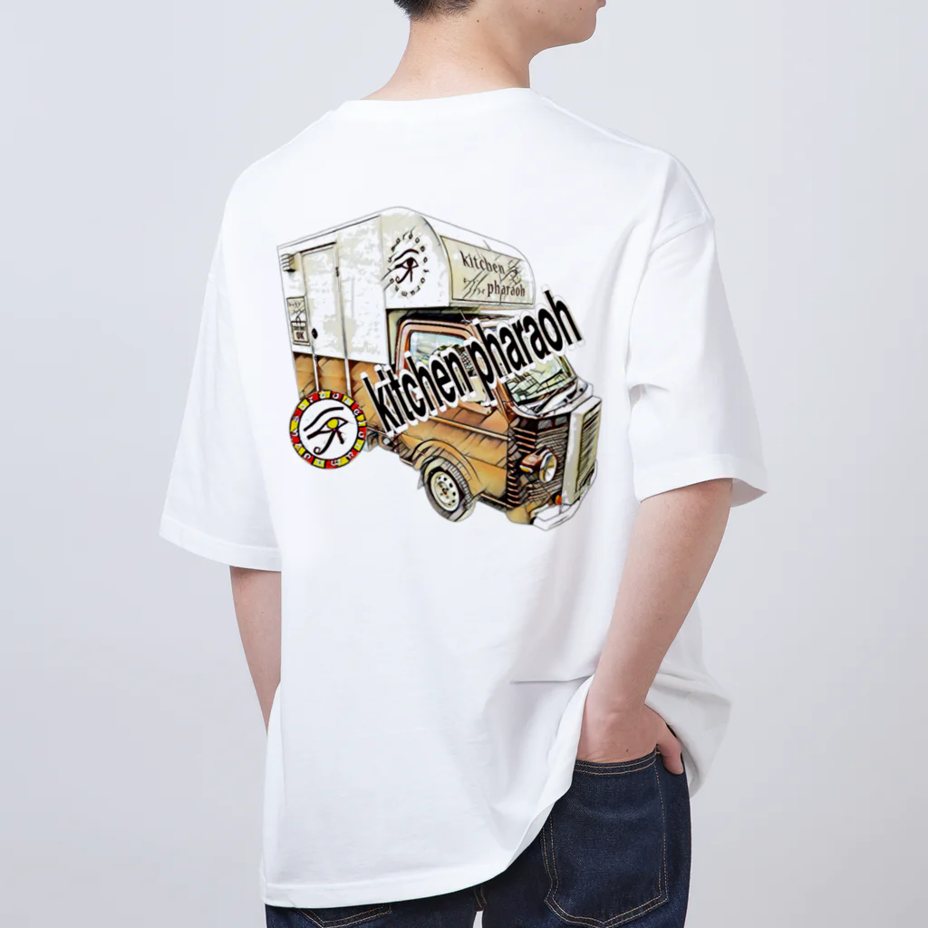 キッチンファラオのキッチンカー風デザイン Oversized T-Shirt