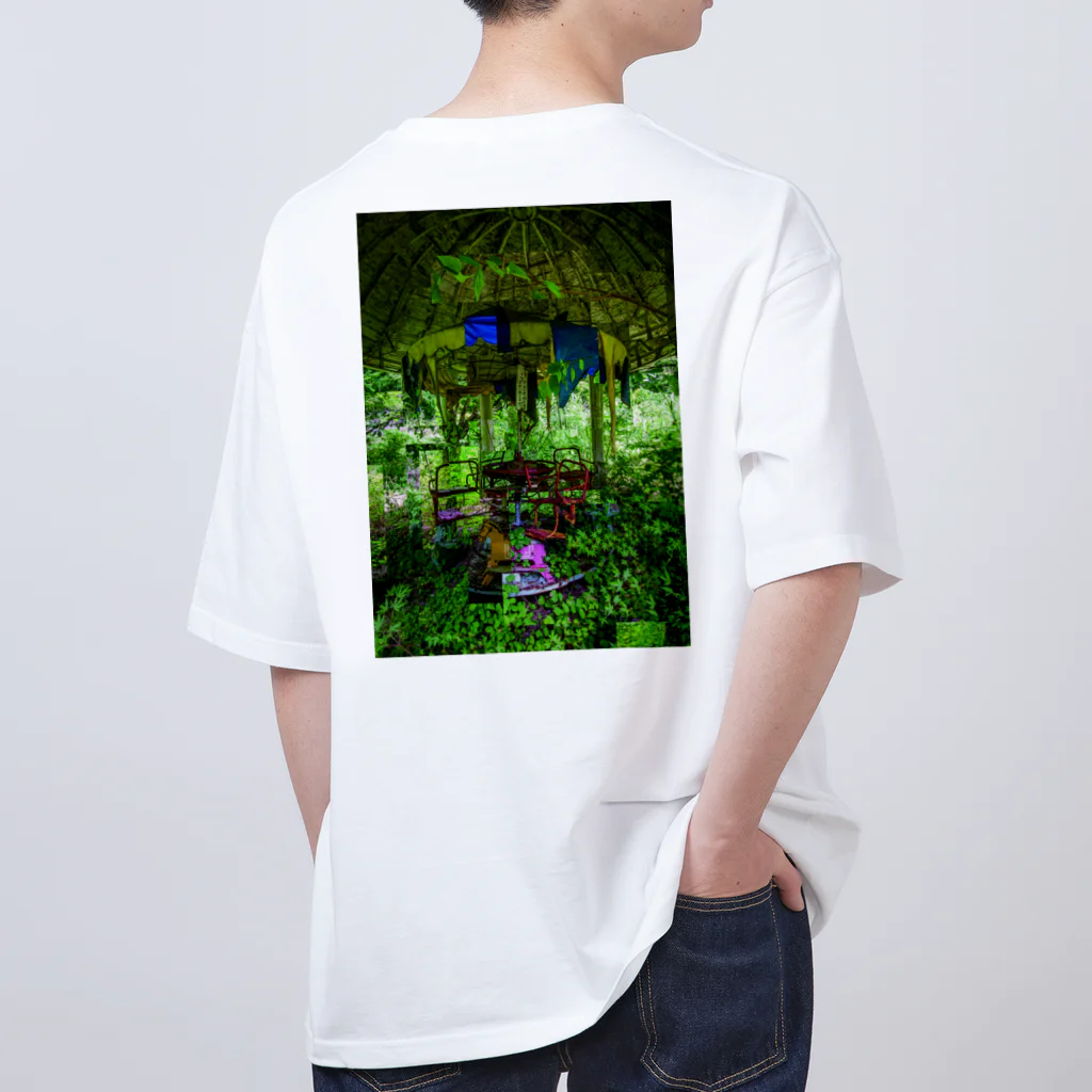 えぬびーしょっぷ【廃墟冷えて〼】のメリーゴラウンド：エラー Oversized T-Shirt