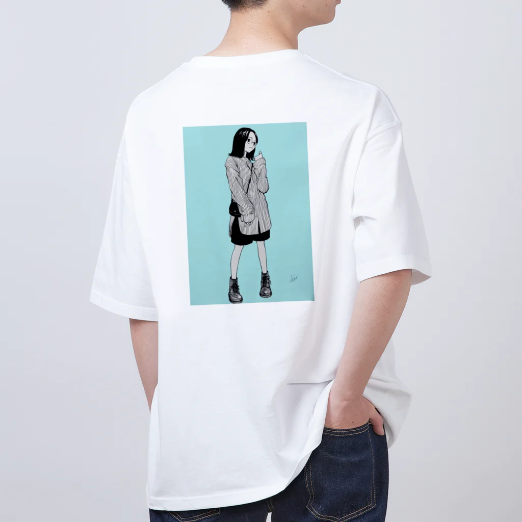 makaroni7の短パン女子 Oversized T-Shirt