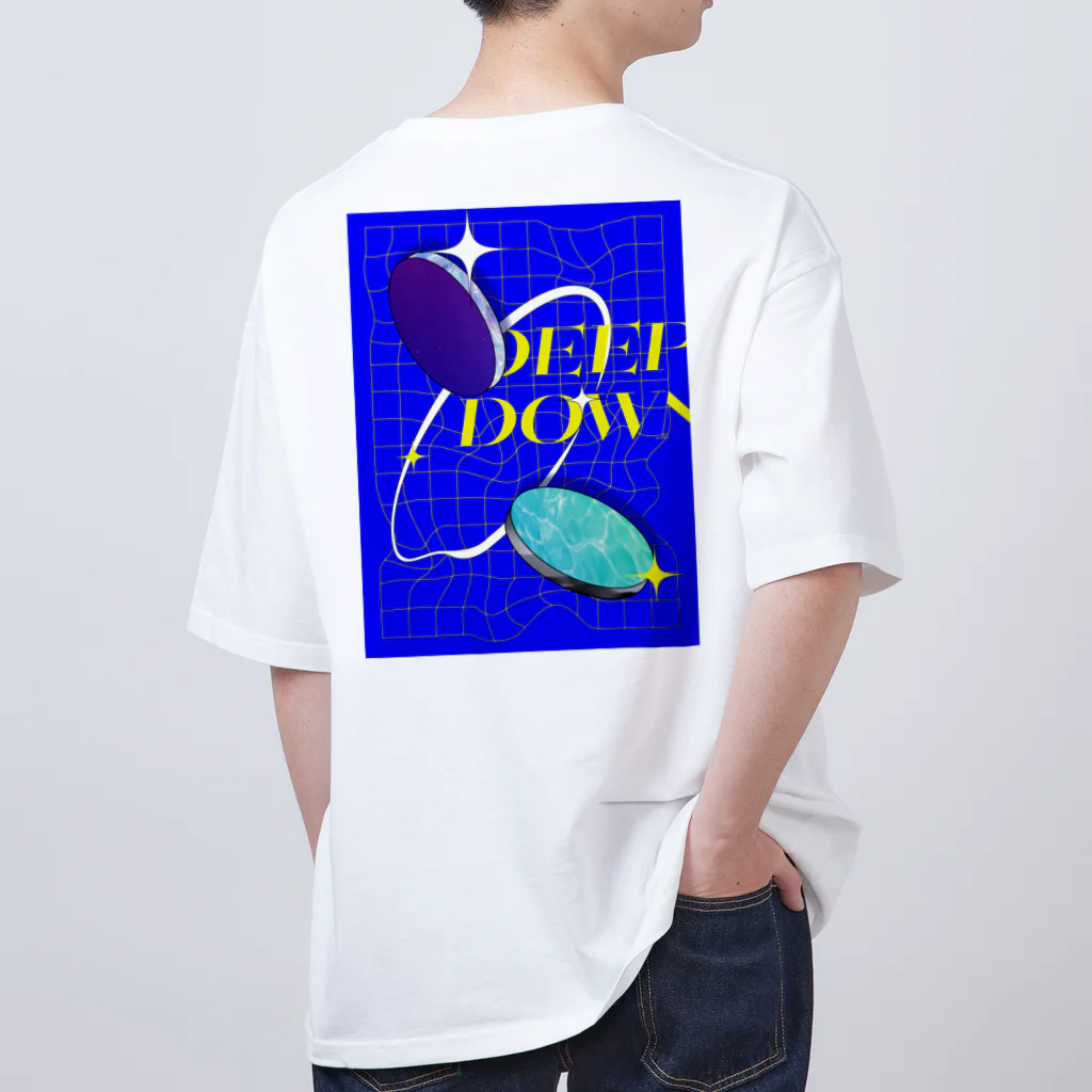 Studio 134のDEEP DOWN_venus(青) オーバーサイズTシャツ