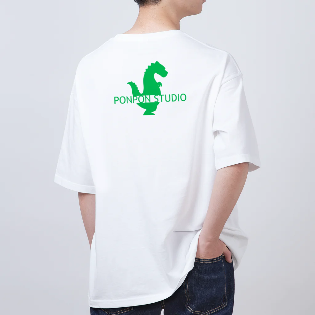 PONPON STUDIOのフィン［PONPON FRIENDS SERIES］ オーバーサイズTシャツ