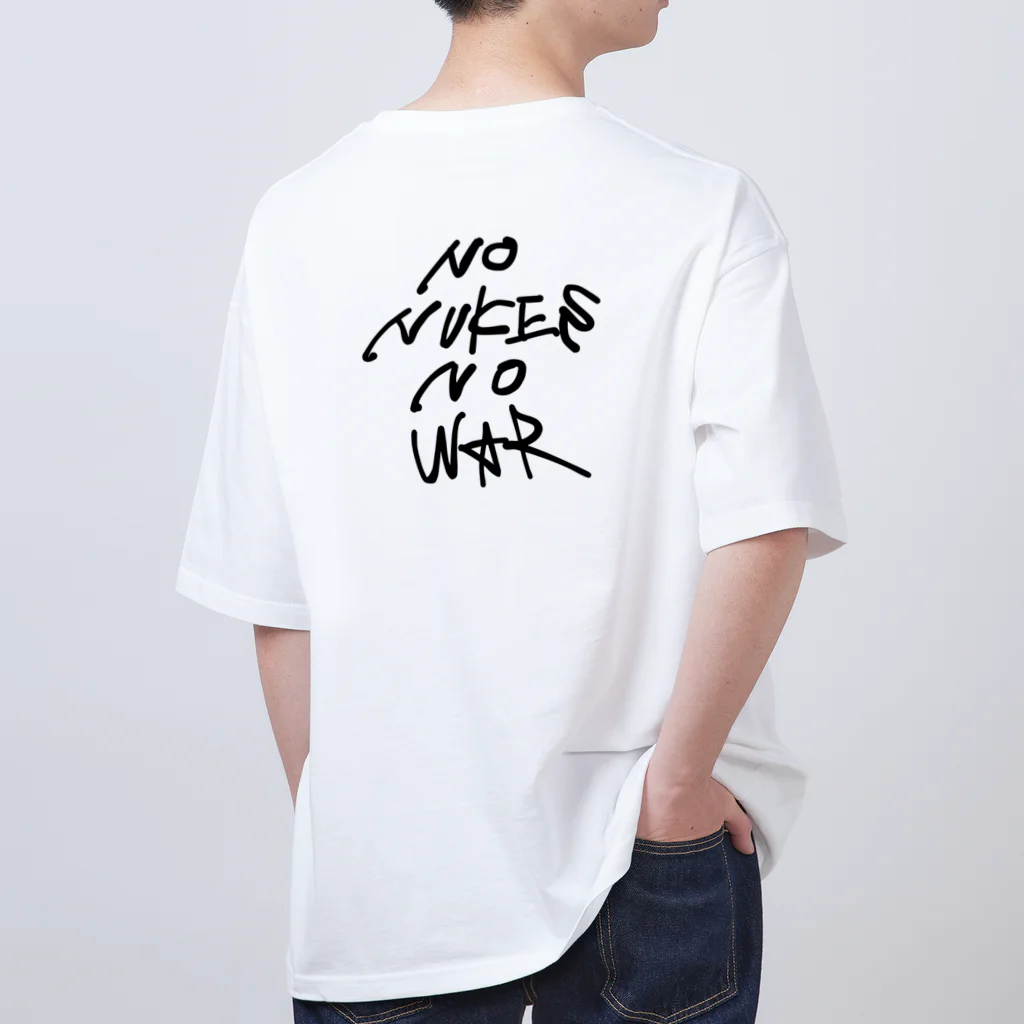ys企画のNO  NUKES  NO WAR オーバーサイズTシャツ