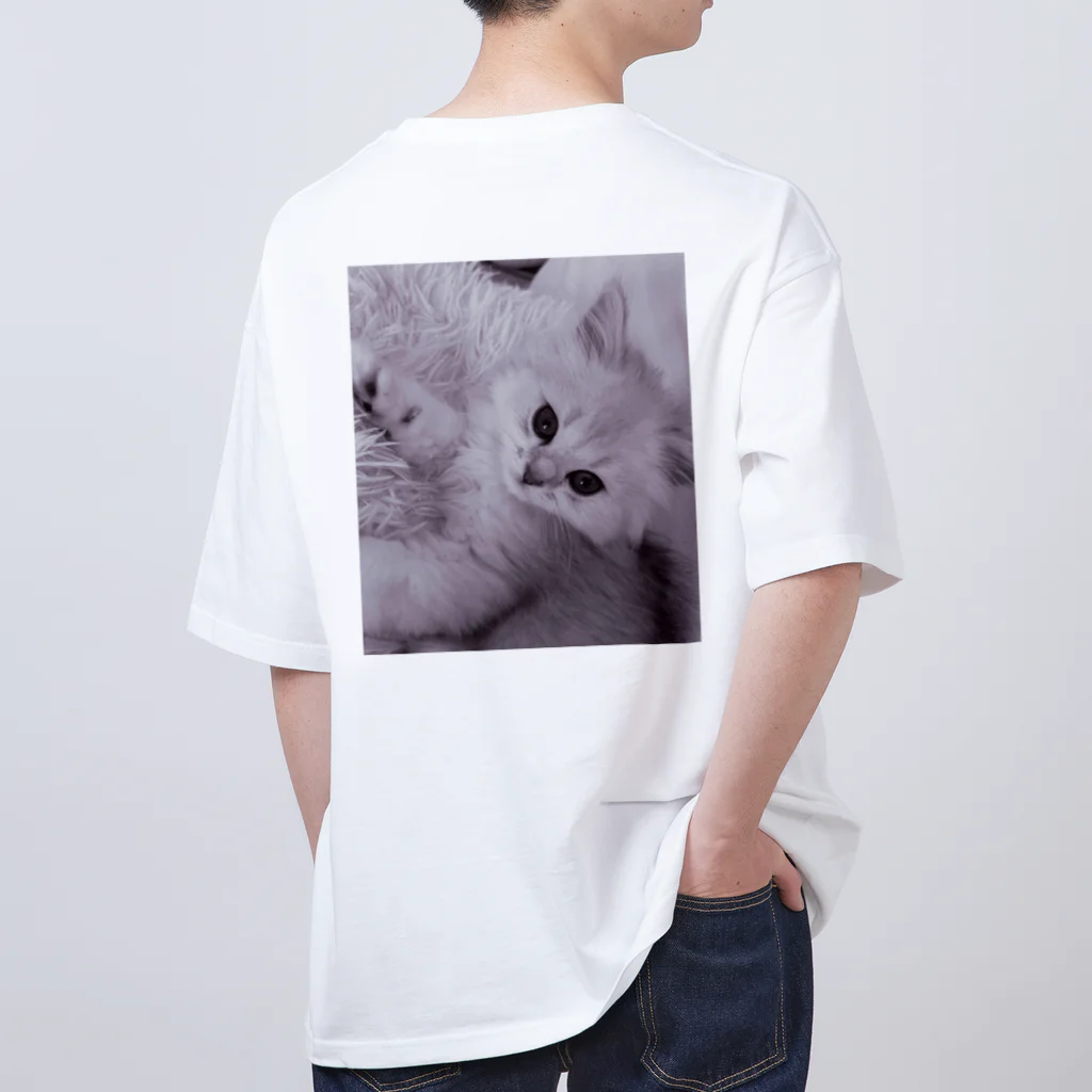 猫のきぬくんのお店のきぬくん オーバーサイズTシャツ