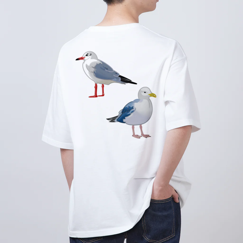 やちよ｜リアル鳥イラストのカモメじゃないよ Oversized T-Shirt